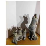 Wolf Figurine Group, 13', 21'
