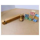Wood Train Whistle, Locomotive, Blocks