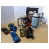 5 Avon Vehicles, Avon Stein in box, Bud Stein