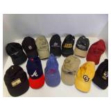 13 USED Baseball Caps