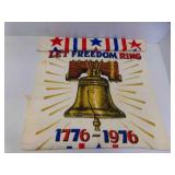 Vintage Liberty Bell - Bicentennial Woven Tapestry