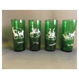 Vintage Anchor Hocking "Gay Nineties" Forest Green