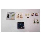 9 Pair Pierced Earrings