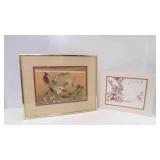 Framed Asian Print SLIPPING from mat