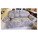 Vintage Massoud Tapestry Love Seat Multi Color