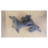 Vintage Ceramic Camark Pottery Arrow Leaf Design