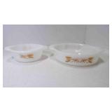 Anchor Hocking Fire King Milk Glass 8" Casserole