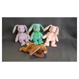 4 Vintage Original Beanie Babies