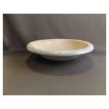 Large White Ceramic Bowl with an Iridescent Glaze