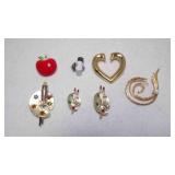 Vintage Beatrix Red Enamel Apple Brooch - 3