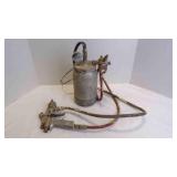 Vintage Pneumatic Pressure Paint Pot Spray Gun