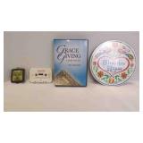 4 Religious Items: Plaques, Bible on Tape