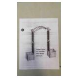 Brand New Wood Planter Arch - Assembly Required