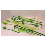 Vintage Murano Style Hand-Blown Glass Flowers