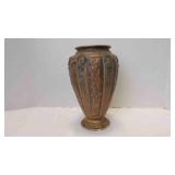 Vintage Brown & Green Colored Arts & Crafts Vase