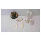 7 Small Vintage Ceramic Figurines