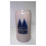 Vintage Glazed German Stoneware 1 Liter Beer Stein
