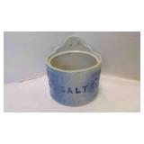 Vintage Antique Blue & White Salt- Glazed Hanging