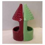 Matching Set of 2 Morton Pottery "Wishing Well"