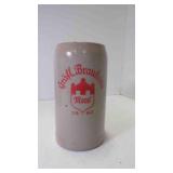 Vintage Glazed German Stoneware 1 Liter Beer Stein