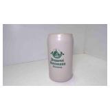Vintage Glazed German Stoneware 1 Liter Beer Stein