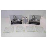 2 Grand Kids 4X6 Picture Frames - Small Silver