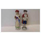 2 Vintage Porcelain Colonial/Victorian "Couple