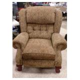 Lane Push Back Recliner w/Turned Wooden Feet