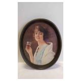 Vintage 1973 Coco-Cola Metal Serving Tray w/1920