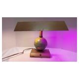 Vintage World Globe Desk Lamp - Powers ON - The