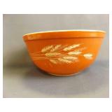 Vintage Pyrex Autumn Harvest Wheat Mixing Bowl