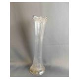 Vintage Clear Glass Vase Often Identified as a
