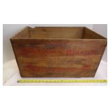 Rare Vintage Takhoma Biscuit Wood Shipping Crate
