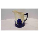 Sleepy Eye Ceramic Blue/White Stoneware Pitcher