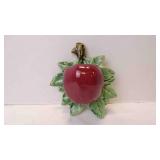 Vintage Ceramic McCoy Pottery "Apple" Wall Pocket