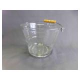 Vintage Anchor Hocking Clear Glass Bushel Ice