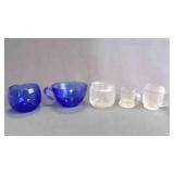 Cobalt Blue Depression Glass Coffee Cup & 2