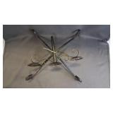 2 Vintage Wrought Iron Pieces of Candelabra Stand