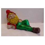 Vintage Hand Painted Ceramic Garden Gnome Figure