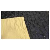Black & Tan King Sized Comforter - Good Condition