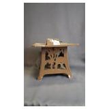 Vintage Hanging Cast Iron Japanese Garden