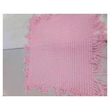 2 Handmade Crochet Blankets w/Fringe