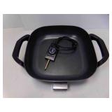 Working Electric Skillet with Removable Temp