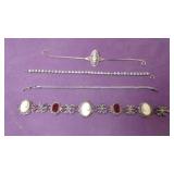 Vintage Art Deco Filigree Bracelet & Vintage