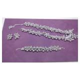 3 Piece Set Silver Tone Arthur Court Jewelry