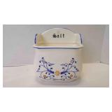 Vintage Ceramic Wall Hanging Salt Box/Salt Cellar