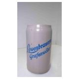 Vintage Glazed German Stoneware 1 Liter Beer Stein