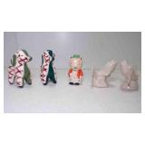 Vintage Napco Stitched Patchwork Porcelain Puppy