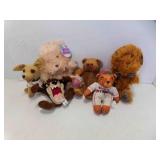 6 Stuffed Animals