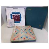 Vintage Premium Scrabble Crossword Game featuring